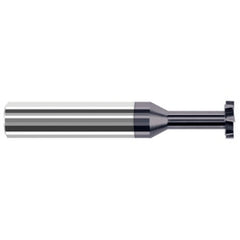 ‎Keyseat Cutter, 5/16″ Dia. × 5/16″ Shank Dia. × 1/16″ CW × 2-1/2″ OAL, 6 Teeth, Carbide, Round Shank, AlTiN, Specialty Profiles