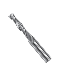 0.5 mm Dia. × 0.098″ LOC × 0.118″ Shank Dia. × 1.535″ OAL, 2 Flute, Carbide Miniture End Mill