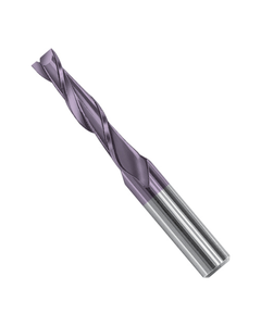 0.7 mm Dia. × 0.137″ LOC × 0.118″ Shank Dia. × 1.535″ OAL, 2 Flute, Carbide, Hard'X Miniture End Mill