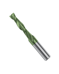 0.9 mm Dia. × 0.177″ LOC × 0.118″ Shank Dia. × 1.535″ OAL, 2 Flute, Carbide, Hard'X Miniture End Mill