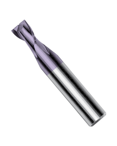 0.8 mm Dia. × 0.0472″ LOC × 0.188″ Shank Dia. × 1.535″ OAL, 2 Flute, Carbide, Hard'X Micro End Mills