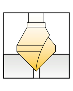 ‎#424 - 6 pc Countersink Set, 3/8″ to 1/2″, 82 Degrees, HSSCo