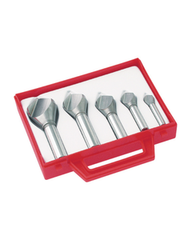 ‎#482 - 5 pc Countersink Set, 10 mm to 30 mm, 120 Degrees, HSSCo, TiN
