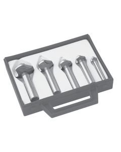 ‎#483 - 5 pc Countersink Set, 10.4 mm to 31 mm, 60 Degrees, HSSCo, TiN