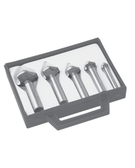 ‎#483 - 5 pc Countersink Set, 10.4 mm to 31 mm, 60 Degrees, HSSCo, TiN