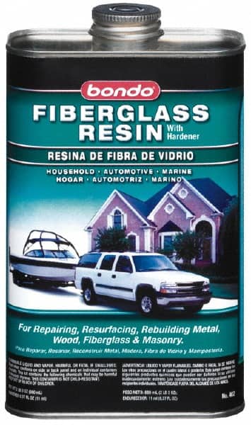 3M - Fiberglass Resin - 32 oz Resin, 0.37 oz Liquid - Exact Tooling