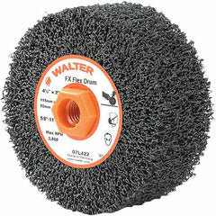 WALTER Surface Technologies - Unmounted Flap Wheels   Abrasive Type: Non-Woven    Outside Diameter (Inch): 4-1/2 - Exact Tooling