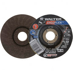WALTER Surface Technologies - Depressed-Center Wheels Wheel Diameter (Inch): 6 Wheel Thickness (Inch): 3/64 - Exact Tooling