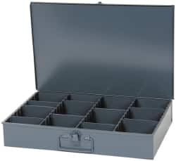 Durham - Vertical Adjustable Compartment Small Steel Storage Drawer - 18 Inches Wide x 12 Inches Deep - Exact Tooling