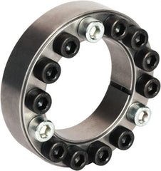 Climax Metal Products - M8 Thread, 1-11/16" Bore Diam, 2.953" OD, Shaft Locking Device - 12 Screws, 19,706 Lb Axial Load, 2.953" OAW, 0.787" Thrust Ring Width, 1,386 Ft/Lb Max Torque - Exact Tooling