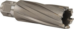 Nitto Kohki - 1" Diam x 2" Deep Carbide-Tipped Annular Cutter - Exact Tooling