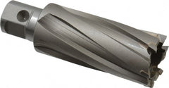 Nitto Kohki - 1-1/8" Diam x 2" Deep Carbide-Tipped Annular Cutter - Exact Tooling