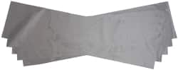Made in USA - 5 Piece, 5" Wide x 20" Long Plastic Shim Stock Sheet - Silver, ±10% Tolerance - Exact Tooling