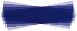 Made in USA - 5 Piece, 5" Wide x 20" Long Plastic Shim Stock Sheet - Purple, ±10% Tolerance - Exact Tooling