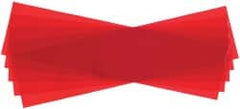 Made in USA - 5 Piece, 5" Wide x 20" Long Plastic Shim Stock Sheet - Red, ±10% Tolerance - Exact Tooling