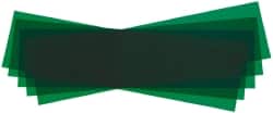 Made in USA - 5 Piece, 5" Wide x 20" Long Plastic Shim Stock Sheet - Green, ±10% Tolerance - Exact Tooling