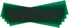 Made in USA - 5 Piece, 5" Wide x 20" Long Plastic Shim Stock Sheet - Green, ±10% Tolerance - Exact Tooling
