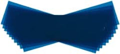 Made in USA - 10 Piece, 5" Wide x 20" Long Plastic Shim Stock Sheet - Blue, ±10% Tolerance - Exact Tooling