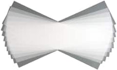 Made in USA - 10 Piece, 5" Wide x 20" Long Plastic Shim Stock Sheet - Matte (Color), ±10% Tolerance - Exact Tooling