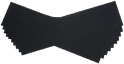 Made in USA - 10 Piece, 5" Wide x 20" Long Plastic Shim Stock Sheet - Black, ±10% Tolerance - Exact Tooling