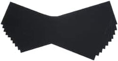 Made in USA - 10 Piece, 5" Wide x 20" Long Plastic Shim Stock Sheet - Black, ±10% Tolerance - Exact Tooling