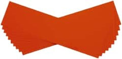 Made in USA - 10 Piece, 5" Wide x 20" Long Plastic Shim Stock Sheet - Coral (Color), ±10% Tolerance - Exact Tooling