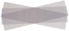 Made in USA - 3 Piece, 5" Wide x 20" Long Plastic Shim Stock Sheet - Clear (Color), ±10% Tolerance - Exact Tooling