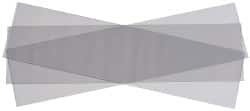 Made in USA - 3 Piece, 5" Wide x 20" Long Plastic Shim Stock Sheet - Clear (Color), ±10% Tolerance - Exact Tooling