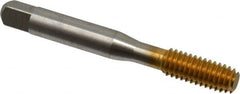 Balax - 5/16-18 UNC H9 Thread Limit Bottoming Thread Forming Tap - High Speed Steel, TiN Finish, 2-23/32" OAL, 1-1/8" Thread Length, Right Hand Thread, Series BXB - Exact Tooling
