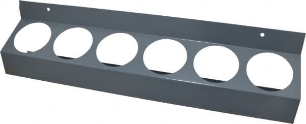 Durham - Gray Aerosol Can Caddy - 21-1/2" Wide x 5-1/4" High x 3-1/8" Deep, Steel - Exact Tooling