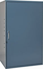 Durham - 2 Shelf Wall Storage Cabinet - Steel, 19-7/8" Wide x 14-1/4" Deep x 32-3/4" High, Gray - Exact Tooling