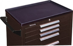 Kennedy - Tool Box Plastic Cabinet Work Surface - 34" Wide x 20" Deep x 1-3/4" High, Black, For Kennedy Models 34003, 34004, 34005, 3407X, 348, 348X - Exact Tooling