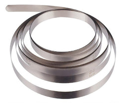 SPI - 0.032 Inch Thick x 25 Ft. Long x 1/2 Inch Wide, Feeler Stock Roll - High Carbon Steel - Exact Tooling