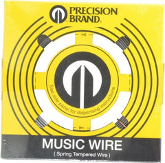 Value Collection - 26 Gage, 0.063 Inch Diameter x 95 Ft. Long, High Carbon Steel, Tempered Music Wire Coil - ASTM A228, 1 Lb. Shipping Weight - Exact Tooling