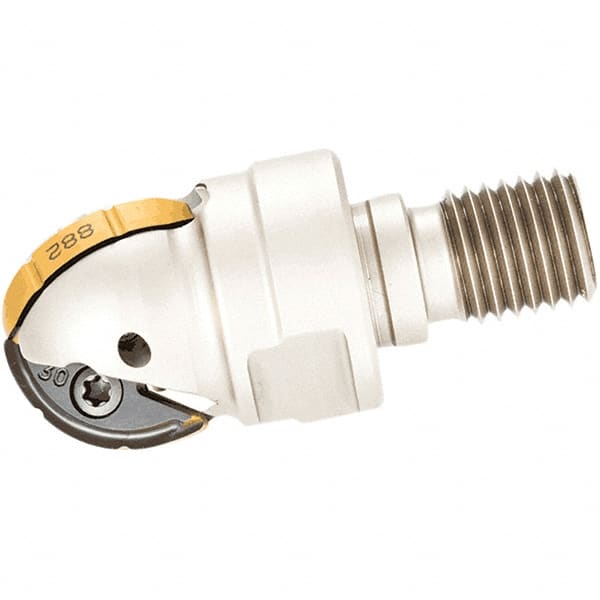 Iscar - Multimaster 20mm 90° Shank Milling Tip Insert Holder & Shank - T12 Neck Thread, 170mm OAL, Carbide MM S-A Tool Holder - Exact Tooling