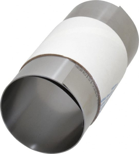 Made in USA - 100 Inch Long x 6 Inch Wide x 0.003 Inch Thick, Roll Shim Stock - Steel - Exact Tooling