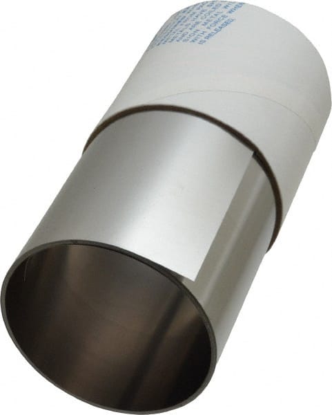 Made in USA - 100 Inch Long x 6 Inch Wide x 0.006 Inch Thick, Roll Shim Stock - Steel - Exact Tooling