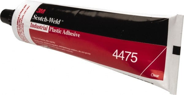 3M - 5 Fluid Ounce Container, Clear, Tube Synthetic Resin Construction Adhesive - Series 4475 - Exact Tooling