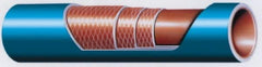 Federal Hose - 2-1/4" ID x 2.57" OD x 3' OAL, Coolant Hose - -65 to 350°F, Blue - Exact Tooling
