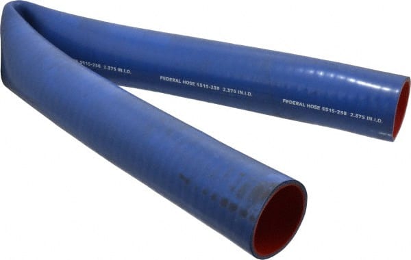 Federal Hose - 2-3/8" ID x 2.7" OD x 3' OAL, Coolant Hose - -65 to 350°F, Blue - Exact Tooling