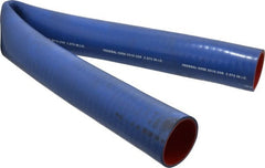 Federal Hose - 2-3/8" ID x 2.7" OD x 3' OAL, Coolant Hose - -65 to 350°F, Blue - Exact Tooling