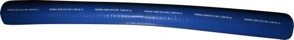 Federal Hose - 3" ID x 3.32" OD x 3' OAL, Coolant Hose - -65 to 350°F, Blue - Exact Tooling