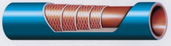 Federal Hose - 2-3/8" ID x 2.77" OD x 3' OAL, Coolant Hose - -65 to 350°F, Blue - Exact Tooling
