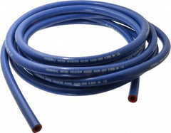 Federal Hose - 1/2" ID x 0.83" OD x 25' OAL, Heater Hose - -65 to 350°F, Blue - Exact Tooling
