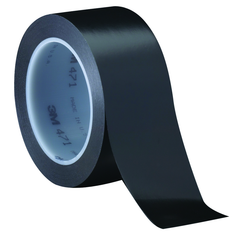 List 471 4" x 36 yds Vinyl Tape - Black - Exact Tooling