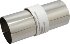 Made in USA - 50 Inch Long x 6 Inch Wide x 0.001 Inch Thick, Roll Shim Stock - Stainless Steel - Exact Tooling