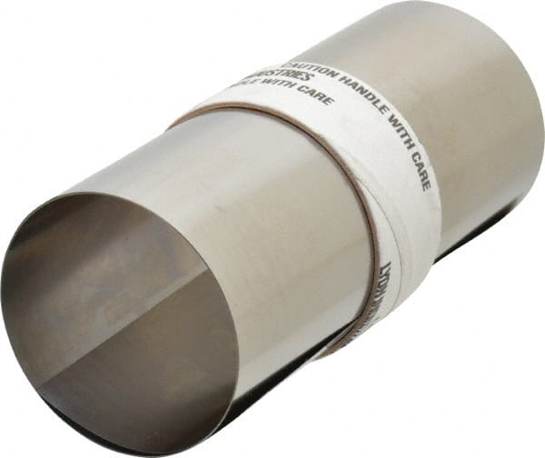 Made in USA - 50 Inch Long x 6 Inch Wide x 0.002 Inch Thick, Roll Shim Stock - Stainless Steel - Exact Tooling