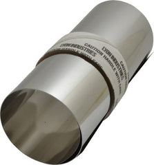 Made in USA - 50 Inch Long x 6 Inch Wide x 0.003 Inch Thick, Roll Shim Stock - Stainless Steel - Exact Tooling