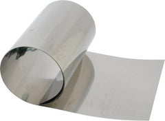 Made in USA - 50 Inch Long x 6 Inch Wide x 0.004 Inch Thick, Roll Shim Stock - Stainless Steel - Exact Tooling