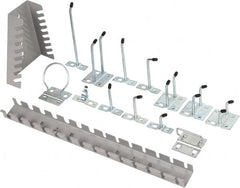 Kennedy - Tool Holder Sets For Square Hole Pegboard - Steel, 30 Piece Set - Exact Tooling